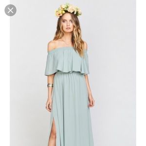 Show me your mumu hacienda maxi in silver sage